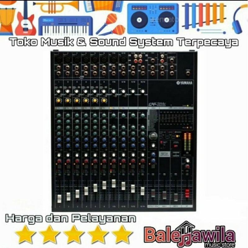 Promo Toko     Power Mixer YAMAHA EMX5014C EMX 5014 C EMX5014 C 14-channel 1000W Powered Mixer