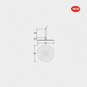 san ei S24 ORIGINAL ceiling shower