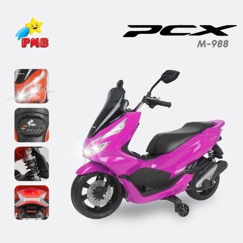 Motor Mobil Aki Anak Pmb M 988 Pcx Mainan Anak