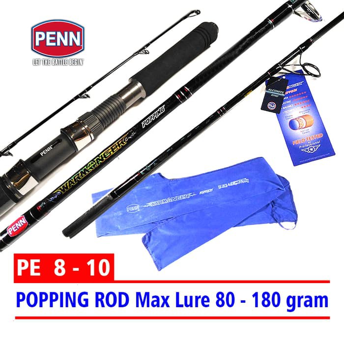 New Sale Penn Popping Rod Warmonger Pe8-10 Drag 12Kg - Wmp 792 Xha
