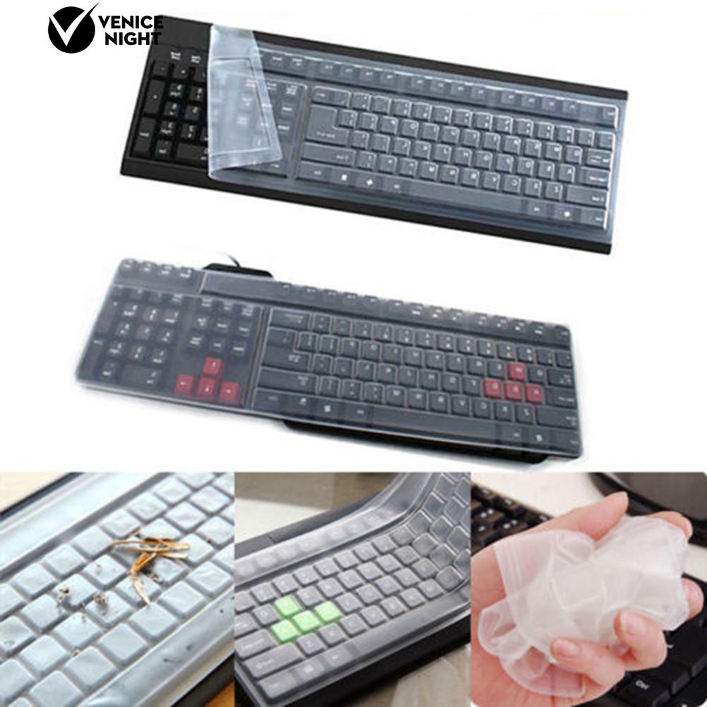 Cover Pelindung Computer Keyboard Bahan Silikon