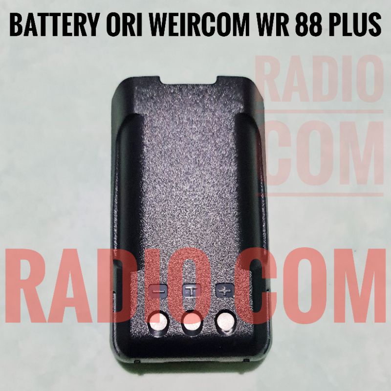 BATRE HT WEIRCOM WR 88 PLUS ORIGINAL BATTERY ORIGINAL HT WEIRCOM WR88 PLUS HITAM ORI BATRE HT WEIRCOM WR808 HITAM WR 808