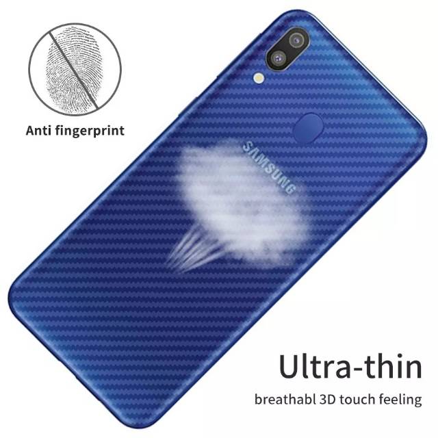 Stiker Garskin Carbon Samsung A10.A20.A30.A50.A70 Stiker Garskin Carbon Belakang Hp High Quality