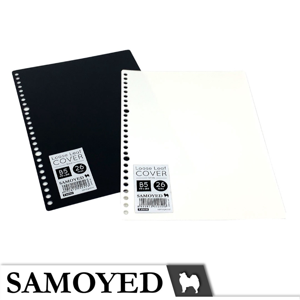 

Sampul / Cover Notebook / Loose Leaf B5 , 26 Holes - Samoyed CNPP-51