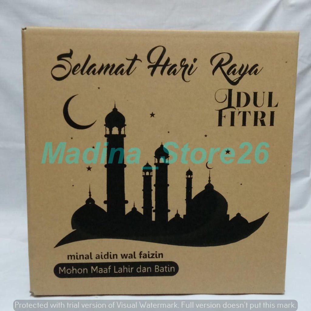 

DISKON !!! Kardus Idul Fitri / Kardus Lebaran / Kardus Parcel / 1 warna (30x30x25) 10pcs