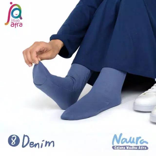 CELANA LEGGING WUDHU AFRA NAURA - BAHAN KAOS RAYON HQ - CELAMIS AFRA