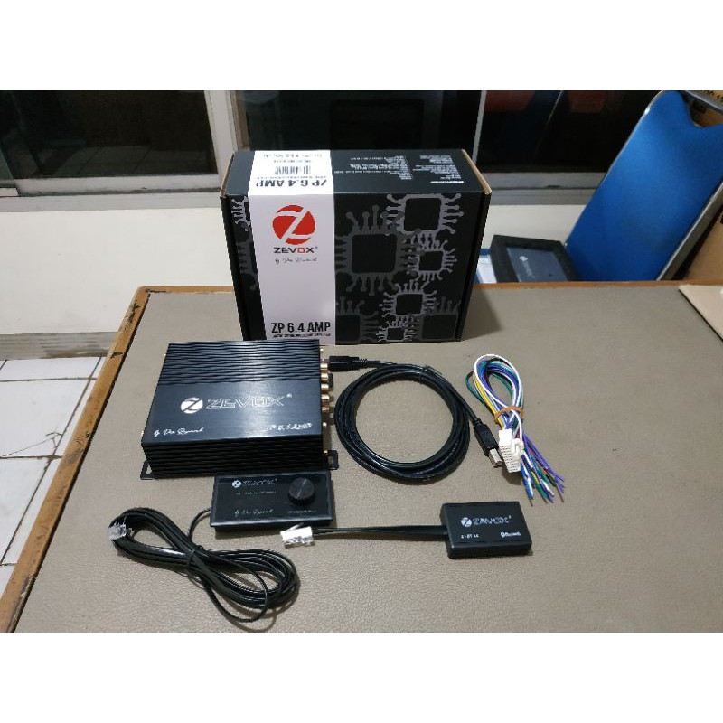 Processor zevox zp 6.4 amp - zevox zp6.4amp - zevox zp6.4amp 6 channel