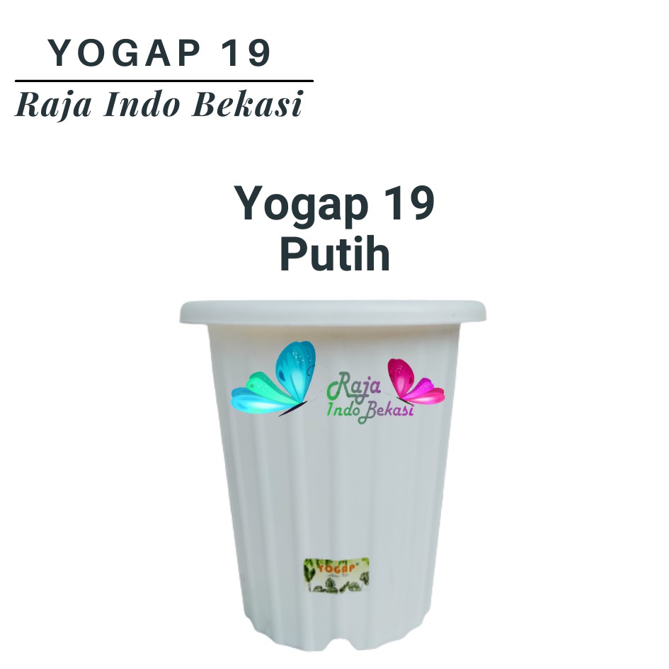 Pot Yogap 19 Putih Transparan Bening Merah Bata Coklat Bata Teraccotta Terakota  Pot Yogap Yoga 18 19 25 Tebal Murah