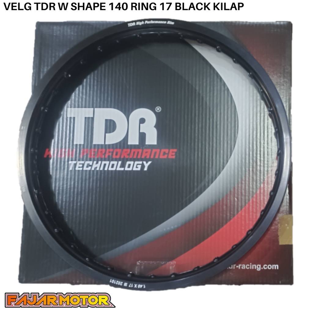 OBRAL VELG TDR W SHAPE KOTAK 140 RING 17 SILVER MATTEBLUE