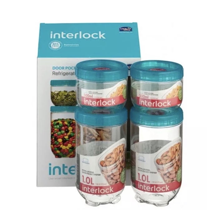 LOCK N LOCK SET INTERLOCK FOOD CONTAINER FOOD GIFT BOX