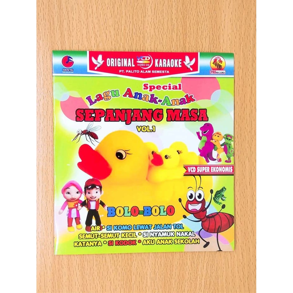TERMURAH Kaset Vcd Original Lagu Anak Video Lagu Anak Anak Karaoke DVD DTS