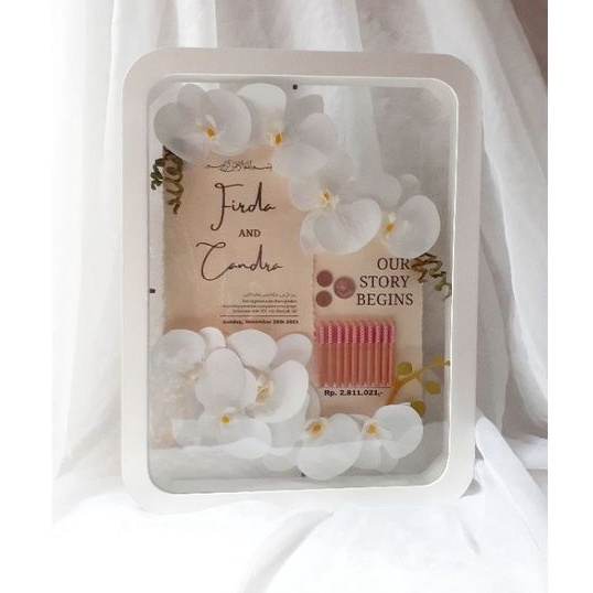 Mahar Phalaenopsis|Mahar Anggrek | Mahar Transparant|Mahar Frame Rustic|Custom Mahar