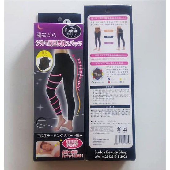 [COD] Slimming Light Legging Pelangsing Lemak Menaikkan dan Mengencangkan Area Kaki Paha Betis dengan Bahan Polyamide &amp; Spandex