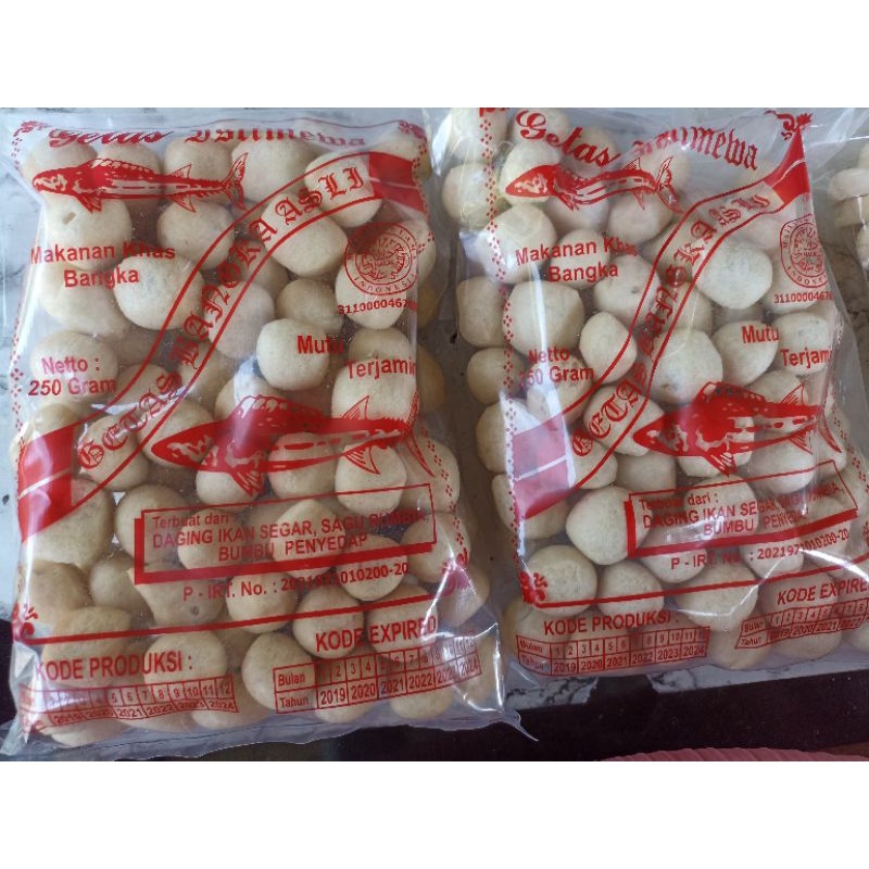 

Getas Ikan Istimewa berat 250g