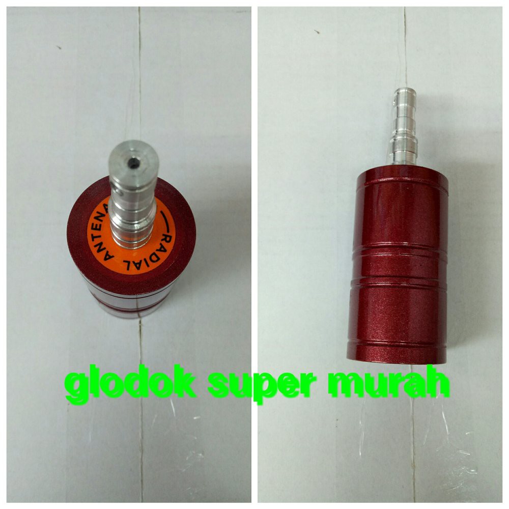 ANTENA MOBIL LODING KAWAT PERAK BONGGOL B JUMBO VHF