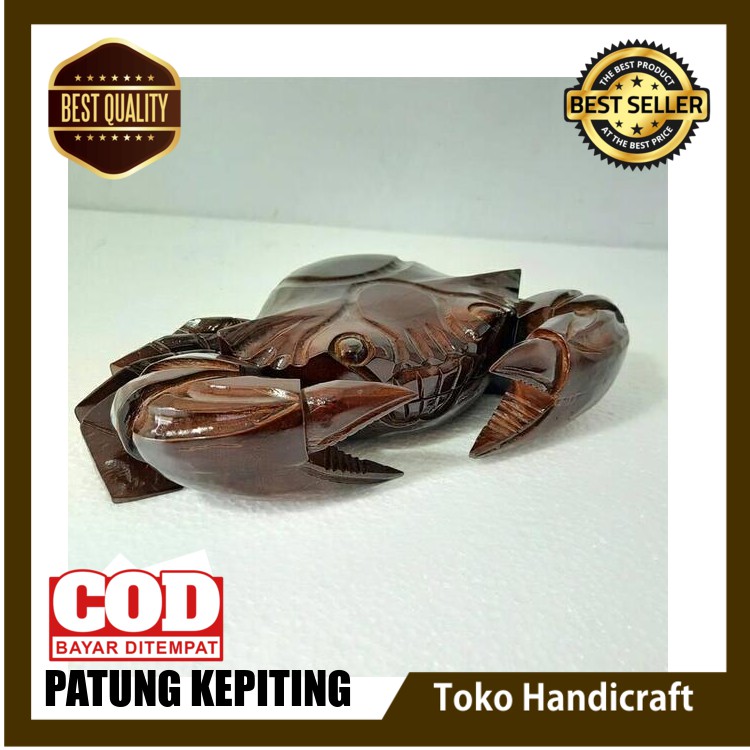 ASBAK KAYU JATI KEPITING / PAJANGAN RUMAH UNIK MULTIFUNGSI