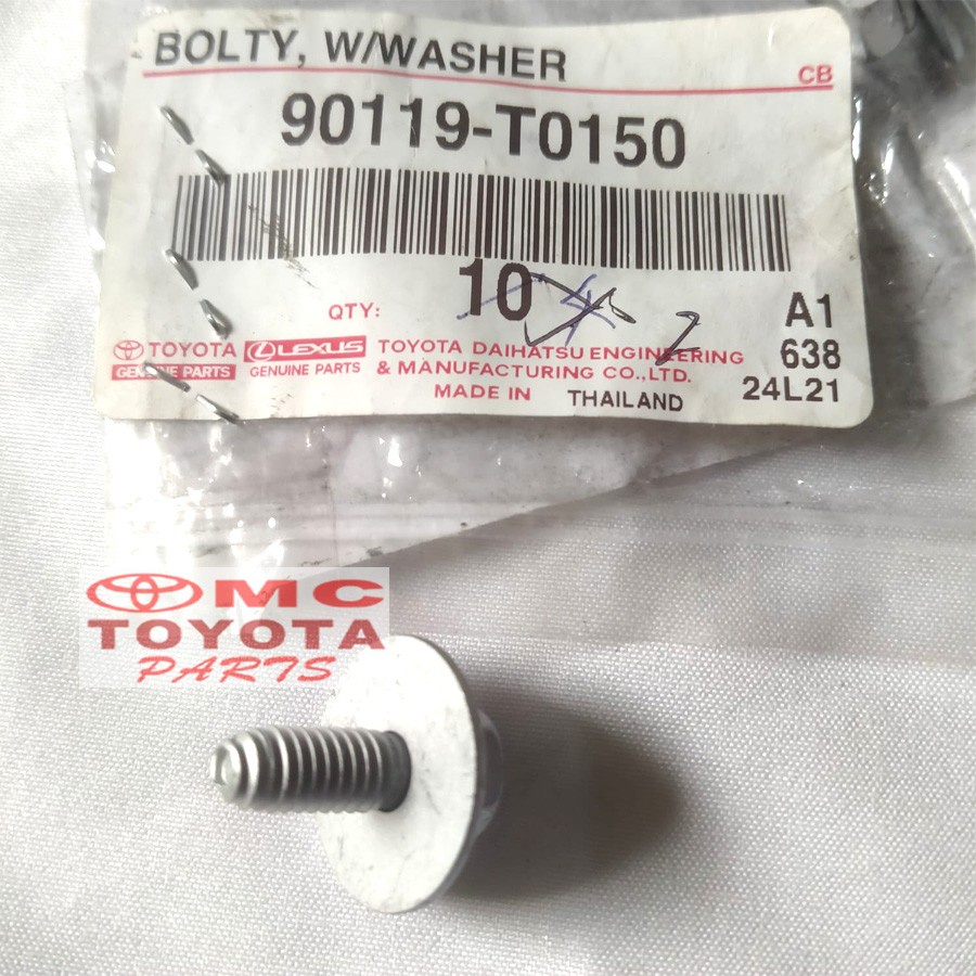 Baut Halus / Screw Bolt Washer Universal 90119-T0150