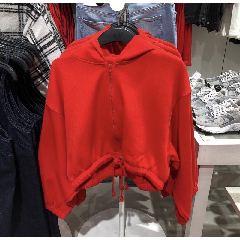 jastip h&m sweater merah