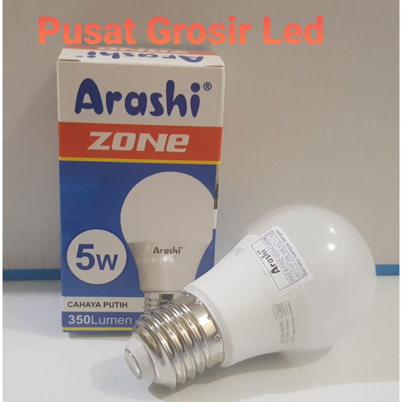 Lampu Led Arashi Zone 5 Watt Cahaya Putih Garansi 1 Tahun