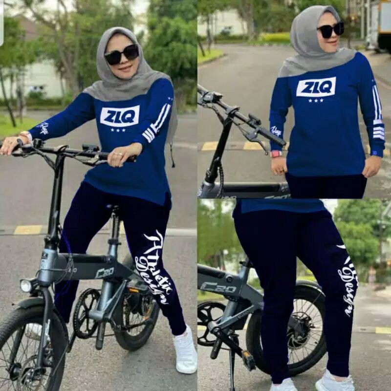 SETELAN ZOLAQU ATHETIC SETELAN WANITA TRAINING BABYTERRY PREMIUM HQ SETELAN CEWEK CASUAL KEKINIAN HQ