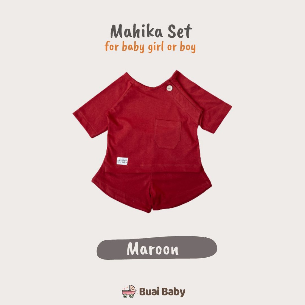 BUAI - MAHIKA SET / Setelan Baju Anak / Baju Bayi