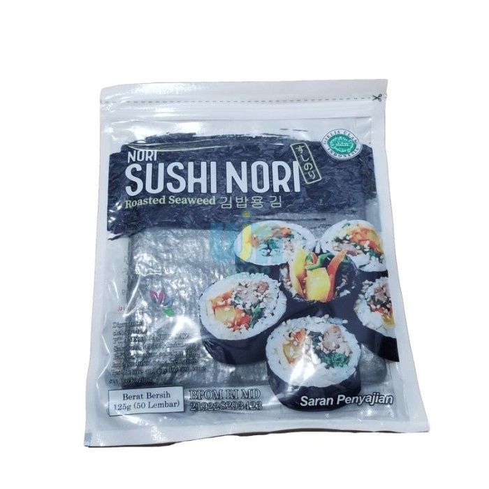 

Enak Rumput Laut Sushi Nori Java Super Food 50 Lembar Roasted Seaweed Ori!!