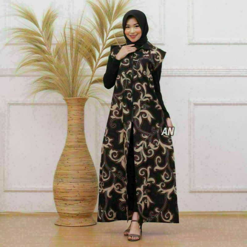 MURAH BATIK WANITA LONGCARDI SERAGAM