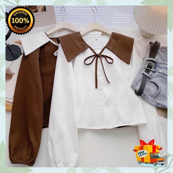 Atasan Wanita Import Buju Kerja Terbaru Blus Casual Baju Atasan Wanita Buju Import Termurah Baju Kon