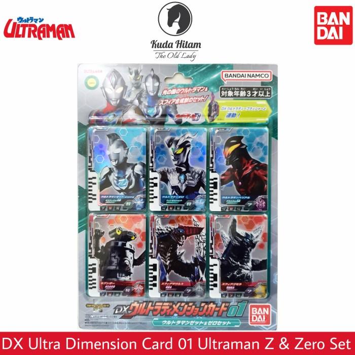 Bandai Ultraman Decker Dx Ultra Dimension Card 01 Ultraman Z Zero Set