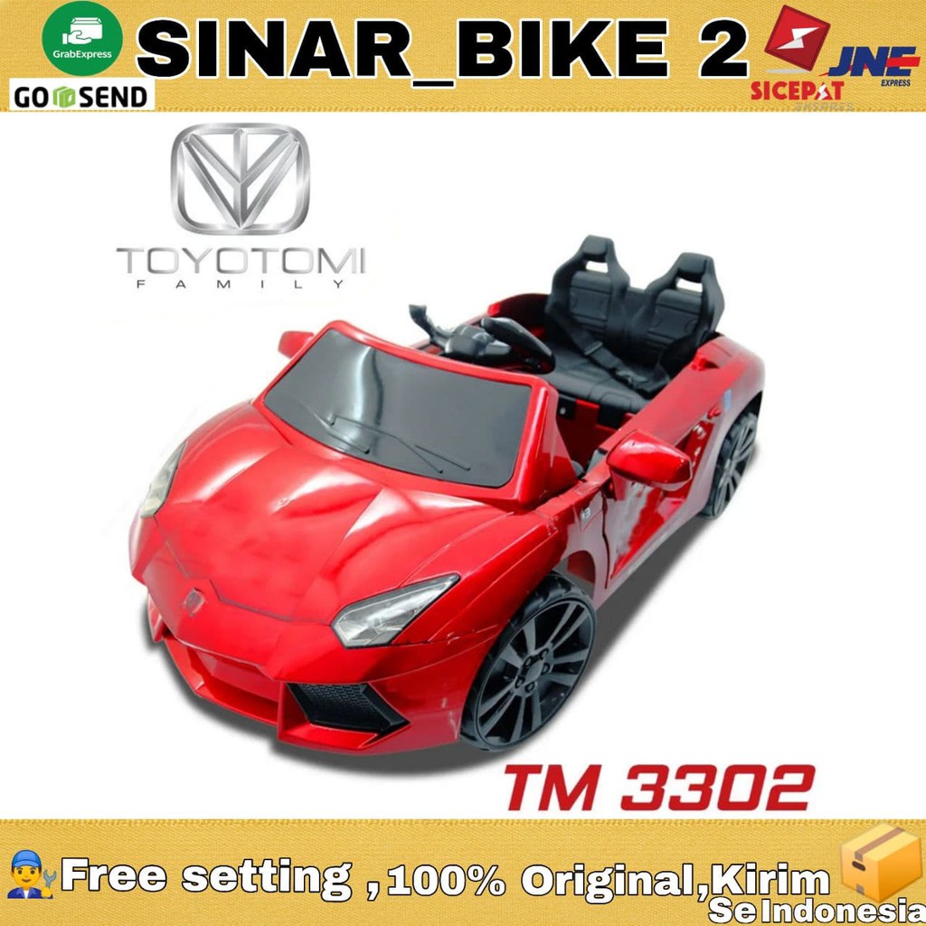 Mainan Mobil Aki Anak FAMILY LAMBORGHINI Toyotomi TM-3302