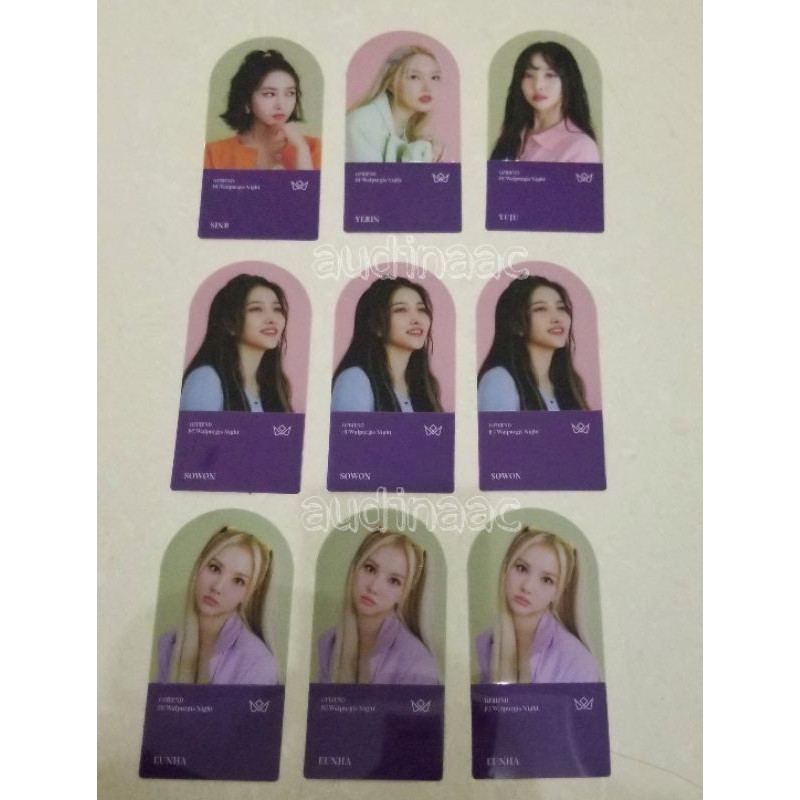 [READY STOCK] GFRIEND WALPURGIS NIGHT PET STAND PHOTOCARD | Sowon Yerin Eunha Yuju SinB Umji
