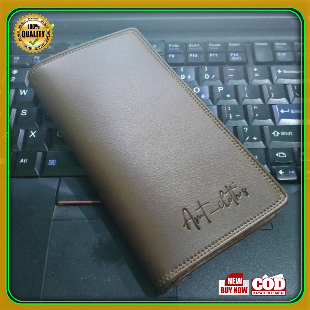 ORIGINAL Dompet Panjang Pria Sintetik PVC kasual