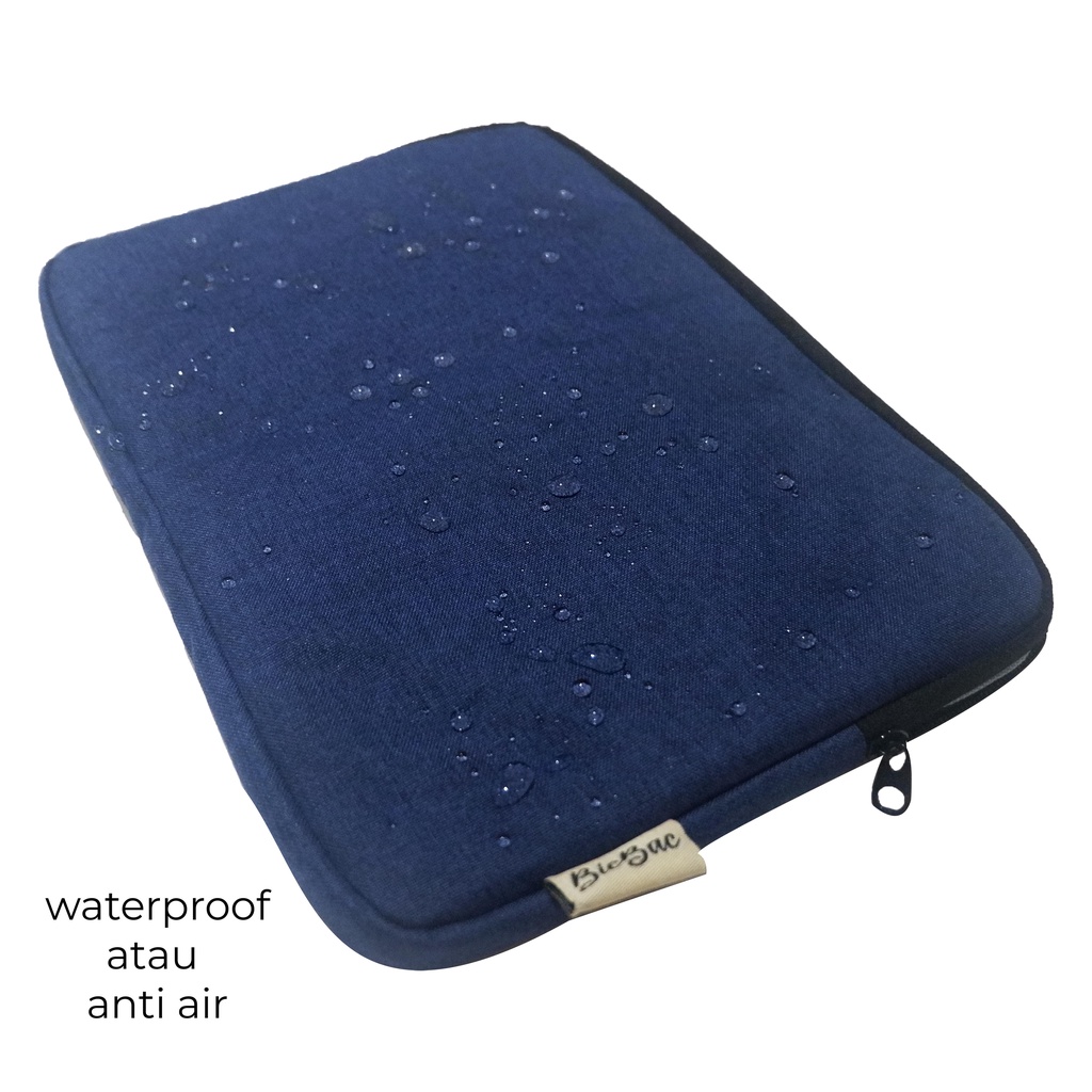 BICBAC TAS SLEEVE CASE LAPTOP KULIT CLUTCH DENIM CANVAS BAG DOMPET PREMIUM COLOR ANTI AIR WATERPROOF SHOCKPROOF ASUS LENOVO ACER HP 11 12 13 14 15 16 inch