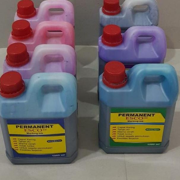 

Harga Spesial.. Tinta karung esco / tinta spidol permanen ungu 1 ltr