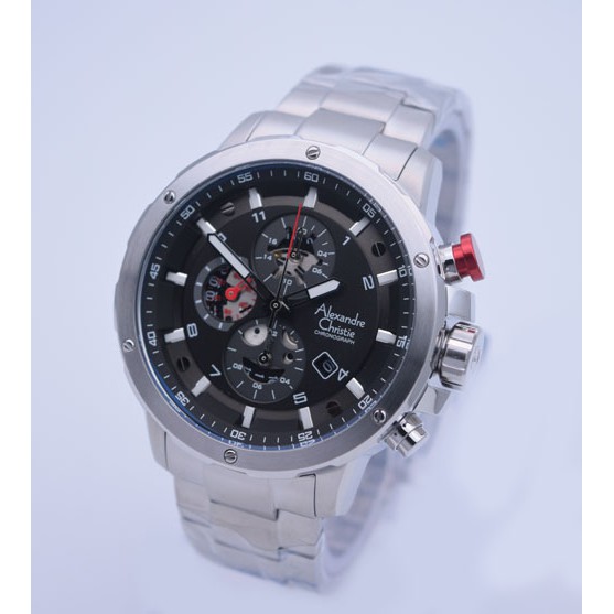 Alexandre Christie Ac 6453 Silver Black Original