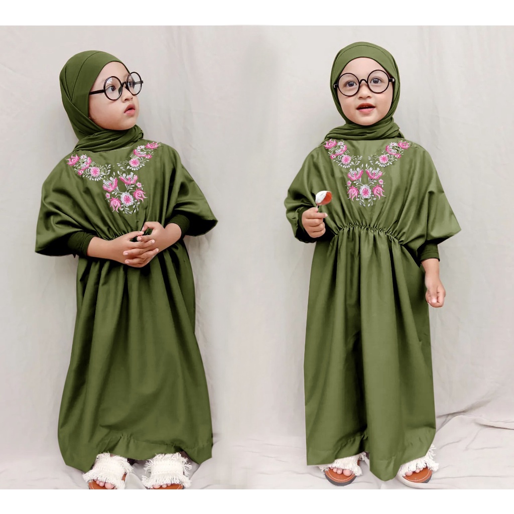 FenishaStore Rya Kid’s Baju Kaftan Anak Viral Usia 3-5 Tahun / Kaftan Anak Kekinian Viral Bisa Bayar Ditempat COD