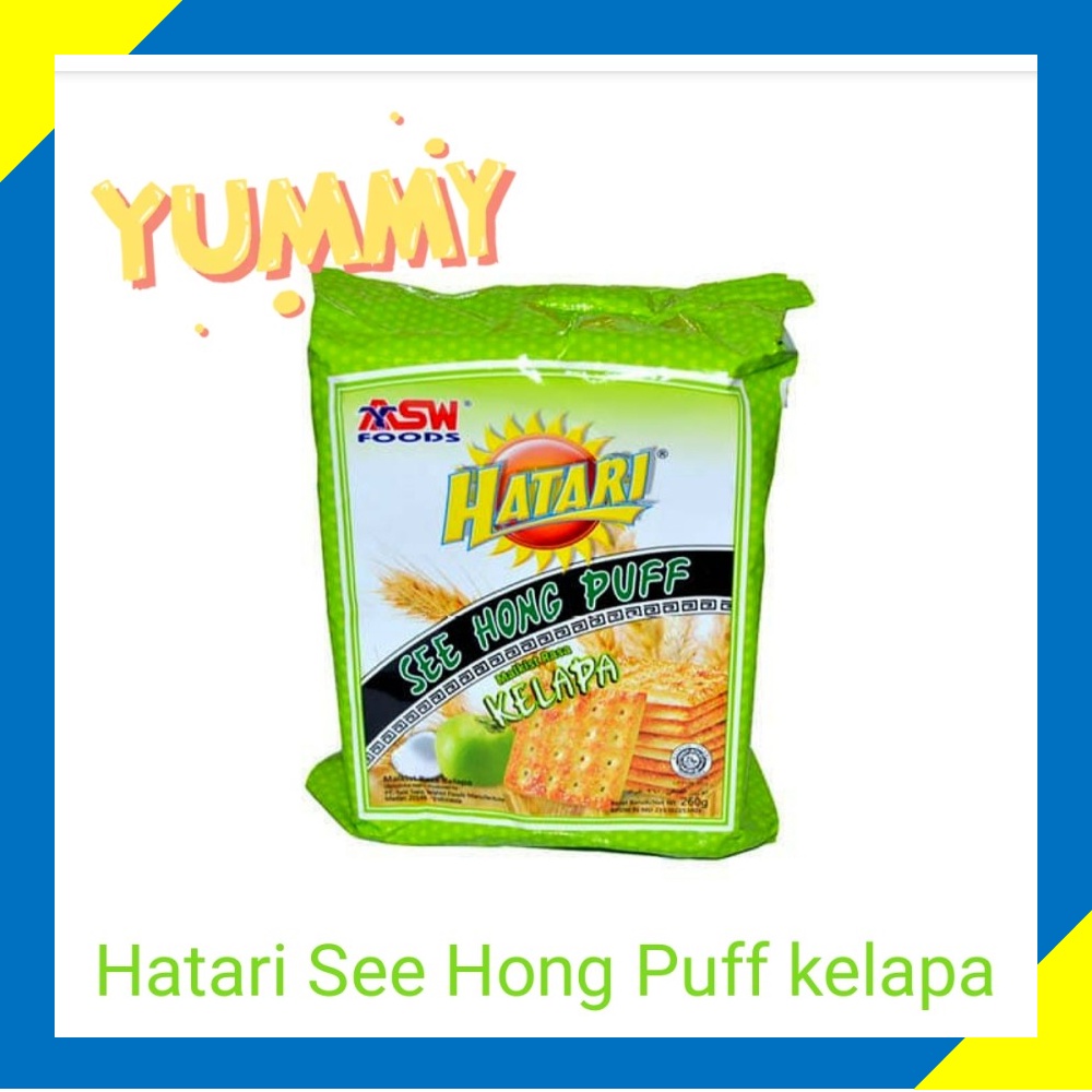 

Biskuit Hatari See Hong Puff Kelapa