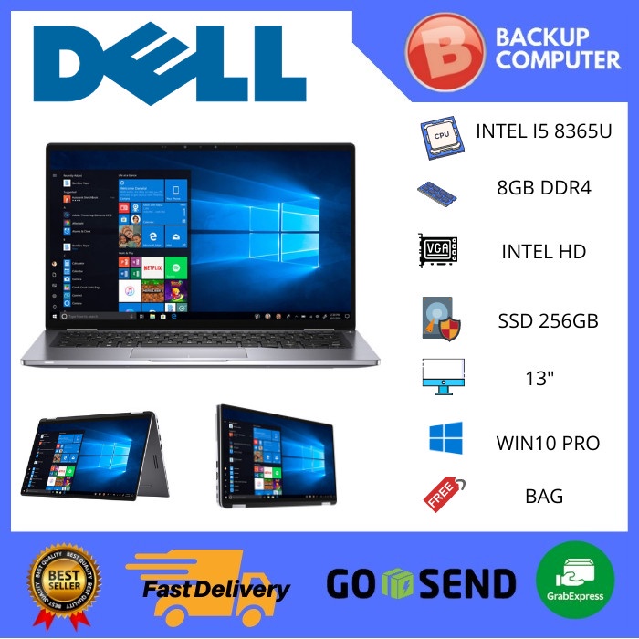 DELL LATITUDE 5300 i5 2in1 i5 8365U / 8GB DDR4 / 256 GB SSD / W10 PRO