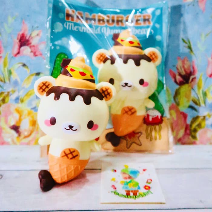 HAMBURGER MERMAID YUMMIBEAR SQUISHY