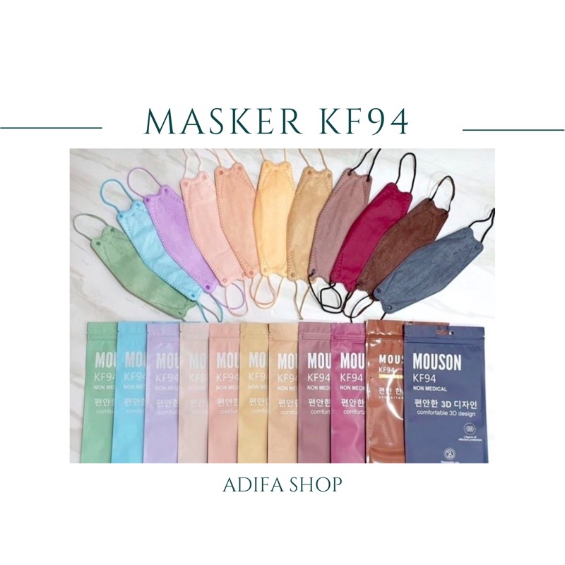 MASKER KF94 4PLY 4D MOUSON CAREION
