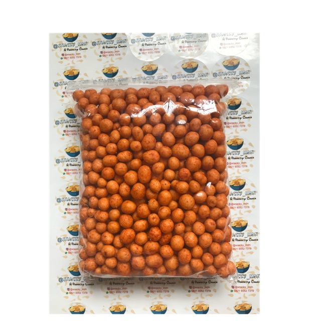 

KACANG KATOM PEDAS 500 GRAM | KACANG SUKRO PEDAS | KACANG ATOM PEDAS | KACANG TEPUNG PEDAS SNACKY MEDAN