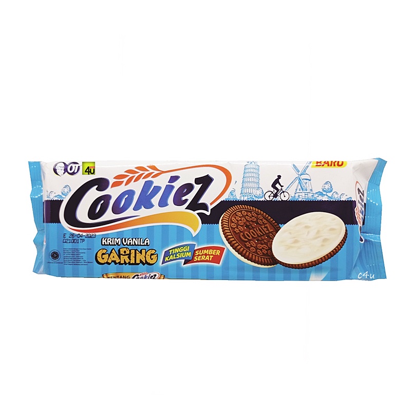 

Cookiez - Crunchy Malt Cream Cookies - PACK 120g