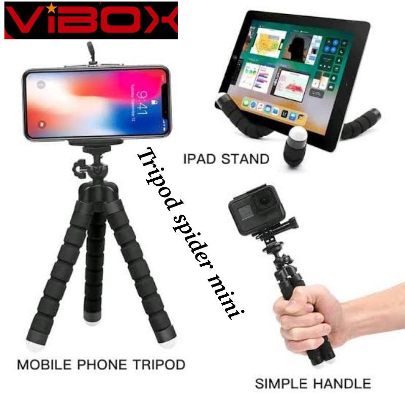 TRIPOD GORILA POD MINI SPIDER FLEXIBLE HOLDER STAND PHONE STAND FOR ZOOM &amp; SELFIE