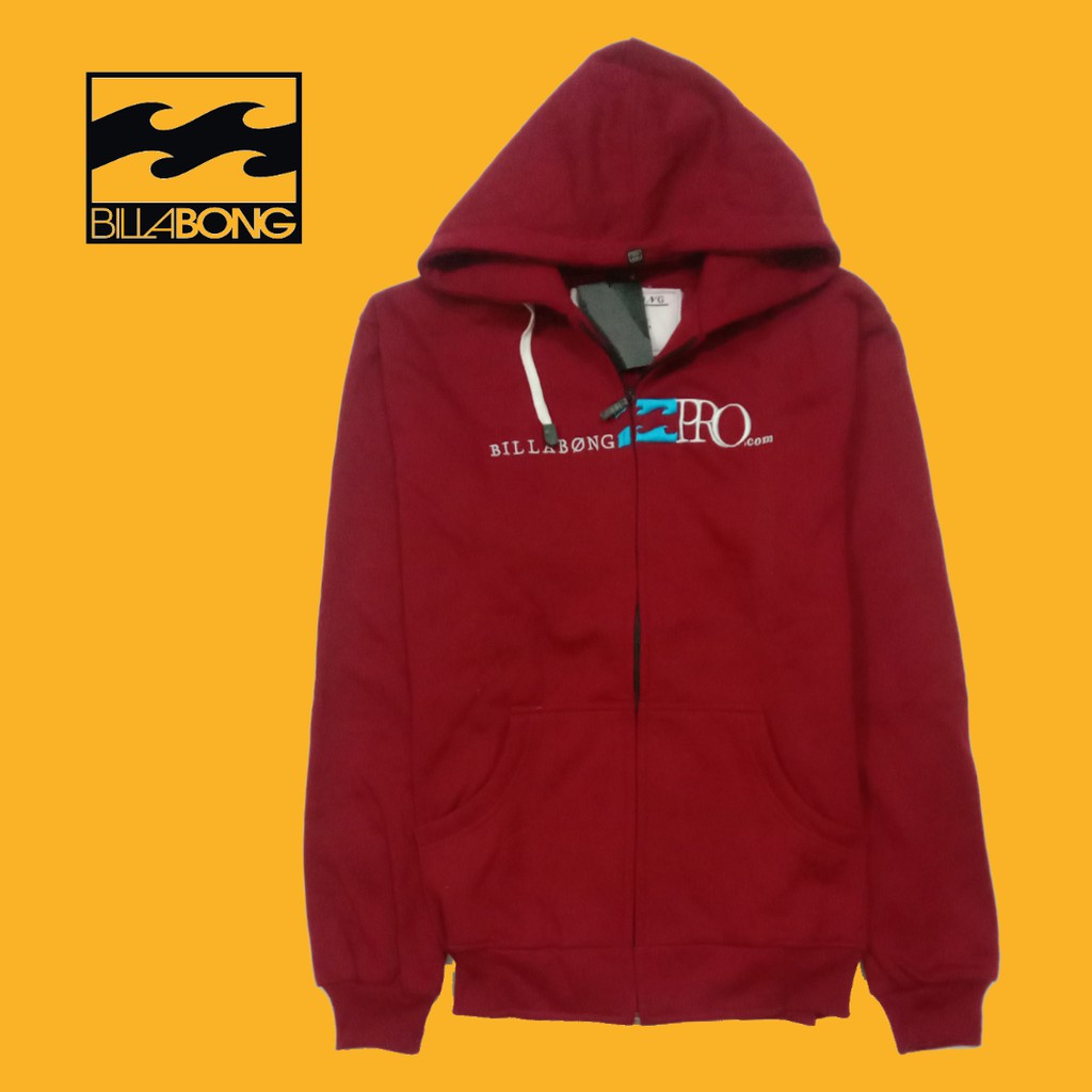 Sweater Hoodie Zipper Billabong Hoodie Pria Premium
