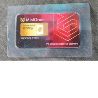 Emas 24k Minigram 0,002 gram