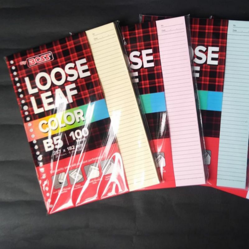

Big Boss Loose Leaf B5 Garis Warna [isi 100 lembar]
