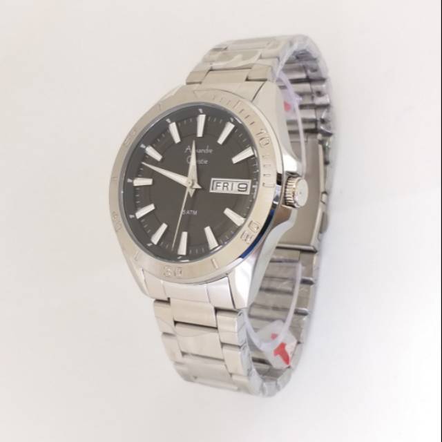 Jam tangan Alexandre Chtistie AC 6512 ME full silver black