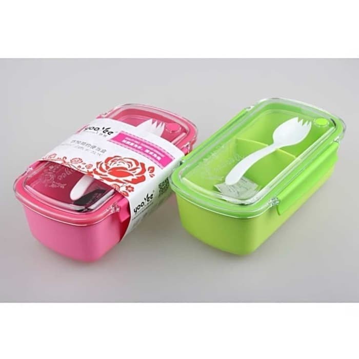 LUNCH BOX YOYEE 577 KOTAK MAKAN GRID BENTO 2 SEKAT