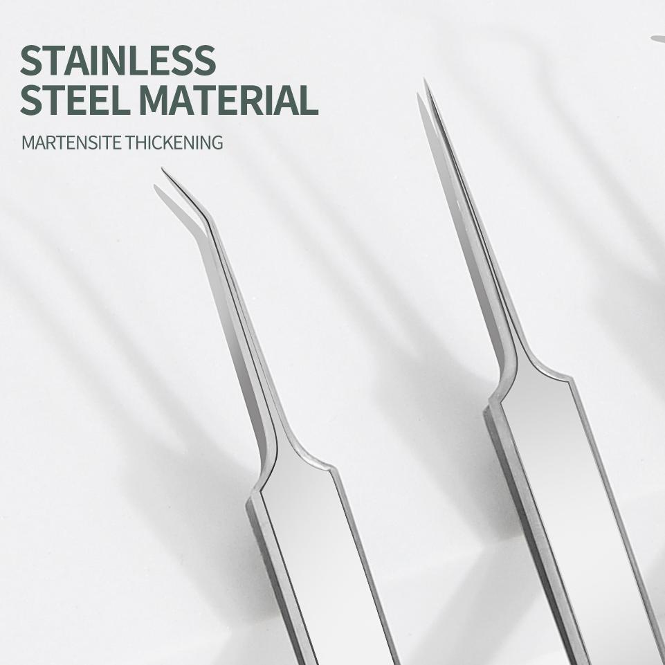 ↘ MAANGE 7 Pc/Set Komedo Jerawat Penghilang Jerawat Pinset ニ