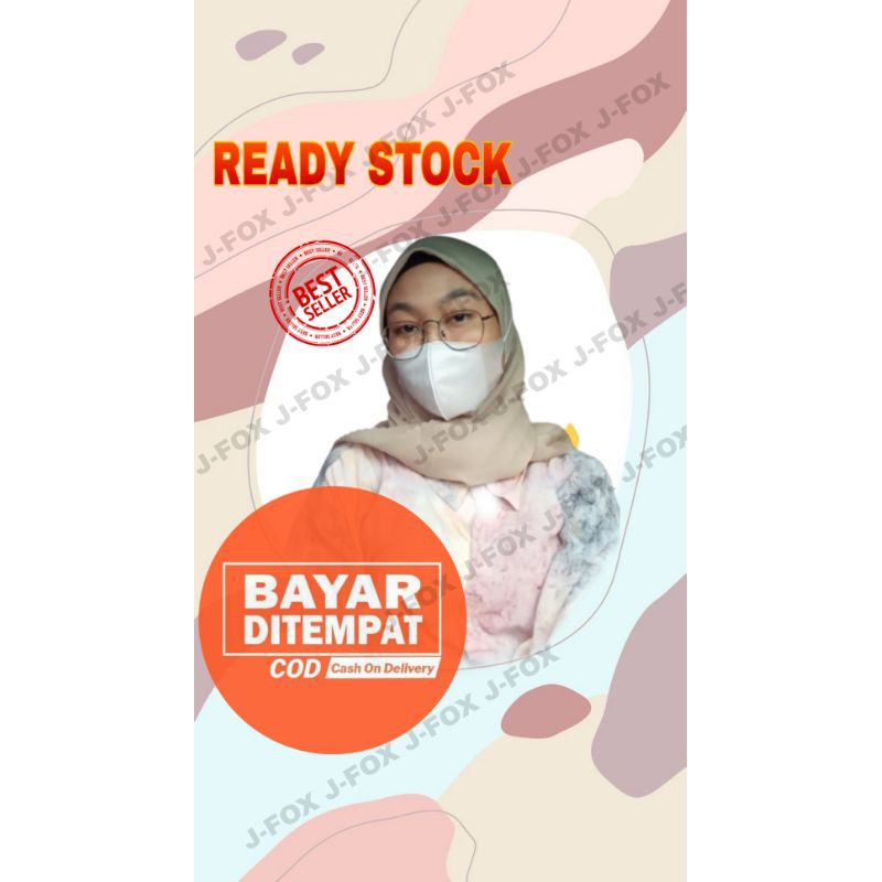 Masker putih MURAH | masker duckbill model sensi